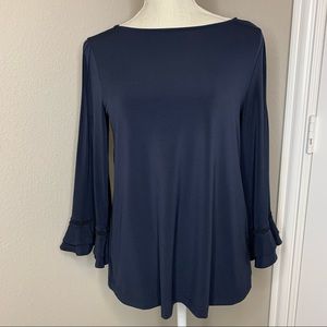 Ann Taylor Blue Blouse Size XS